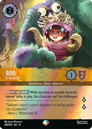 Boo - In Disguise (Epic) (209/204) [Attack of the Vine] Holofoil Lorcana Single Disney