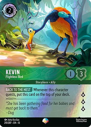 Kevin - Flightless Bird (Epic) (215/204) [Attack of the Vine] Holofoil Lorcana Single Disney