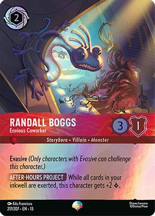 Randall Boggs - Envious Coworker (Epic) (217/204) [Attack of the Vine] Holofoil Lorcana Single Disney