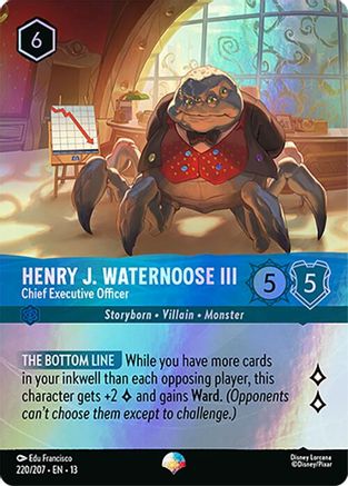 Henry J. Waternoose III - Chief Executive Officer (Epic) (220/204) [Attack of the Vine] Holofoil Lorcana Single Disney