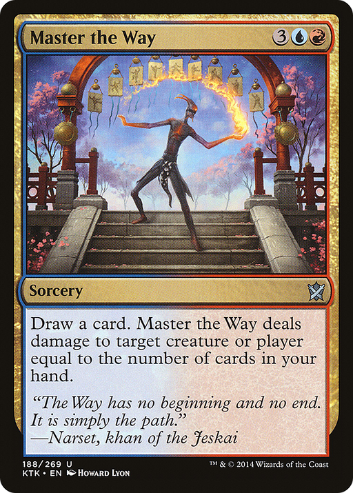 Master the Way (KTK-188) [Khans of Tarkir] Foil MTG Single Wizards of the Coast