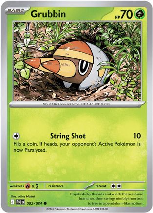 Grubbin 2 [ME05: Pitch Black] Pokemon Single Pokémon