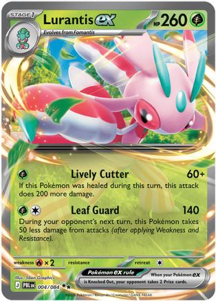 Lurantis ex 4/084 Holofoil [ME05: Pitch Black] Pokemon Single Pokémon