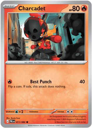 Charcadet 11 Reverse Holofoil [ME05: Pitch Black] Pokemon Single Pokémon