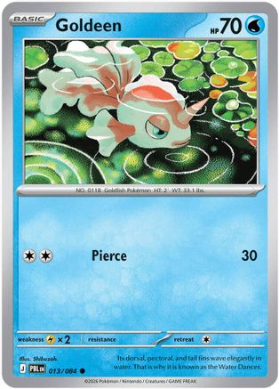 Goldeen 13/084 Reverse Holofoil [ME05: Pitch Black] Pokemon Single Pokémon