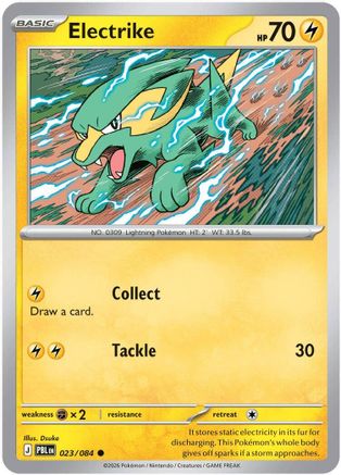 Electrike 23 [ME05: Pitch Black] Pokemon Single Pokémon