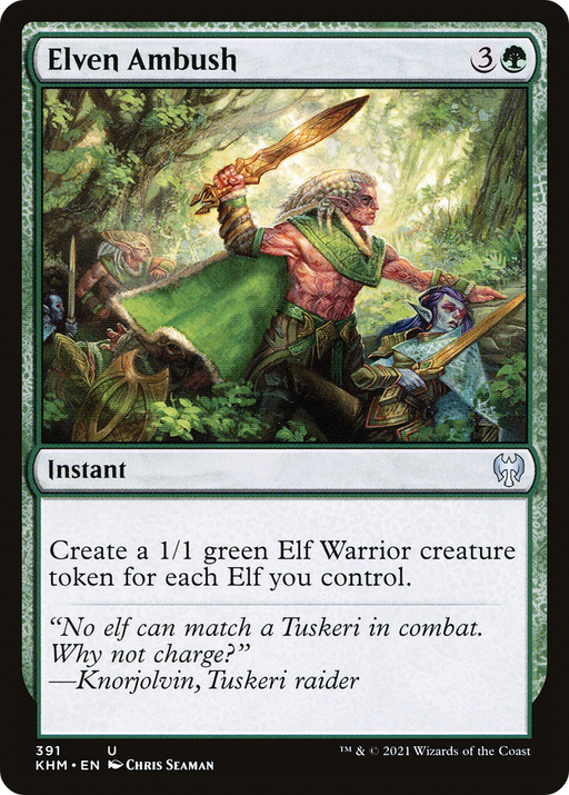 Elven Ambush (KHM-391) [Kaldheim] MTG Single Wizards of the Coast