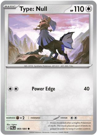Type: Null 69 Reverse Holofoil [ME05: Pitch Black] Pokemon Single Pokémon