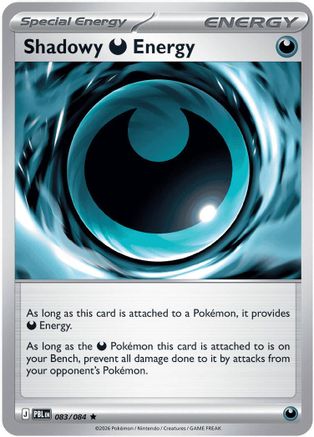 Shadowy Darkness Energy 83 Holofoil [ME05: Pitch Black] Pokemon Single Pokémon