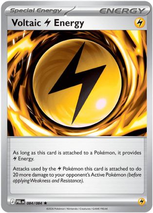 Voltaic Lightning Energy 84 Holofoil [ME05: Pitch Black] Pokemon Single Pokémon
