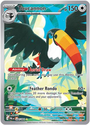 Toucannon 94/084 Holofoil [ME05: Pitch Black] Pokemon Single Pokémon