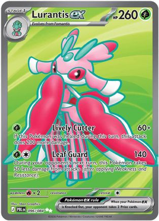 Lurantis ex 96/084 Holofoil [ME05: Pitch Black] Pokemon Single Pokémon