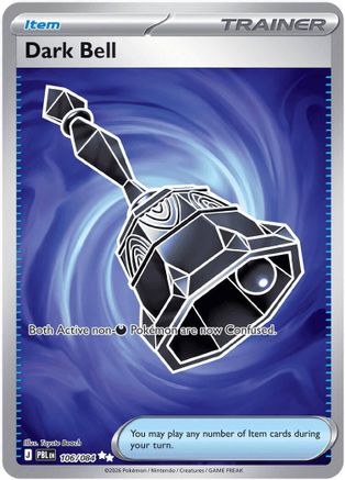 Dark Bell 106/084 Holofoil [ME05: Pitch Black] Pokemon Single Pokémon
