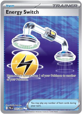 Energy Switch 107 Holofoil [ME05: Pitch Black] Pokemon Single Pokémon