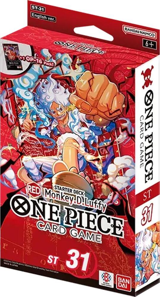 One Piece: Starter Deck [ST-31] RED Monkey.D.Luffy (Limit 2) One Piece Sealed Bandai