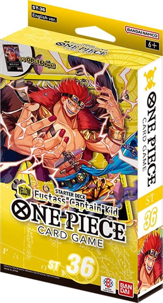 One Piece: Starter Deck [ST-36] YELLOW Eustass”Captain”Kid (Limit 2) One Piece Sealed Bandai