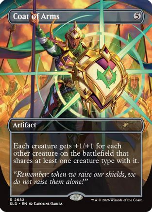 Coat of Arms (2682) (SLD-2682) [Secret Lair] Drop Series Foil MTG Single Wizards of the Coast