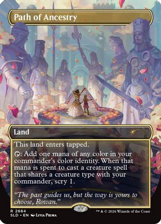 Path of Ancestry (2684) (SLD-2684) [Secret Lair Drop Series] Foil MTG Single Wizards of the Coast