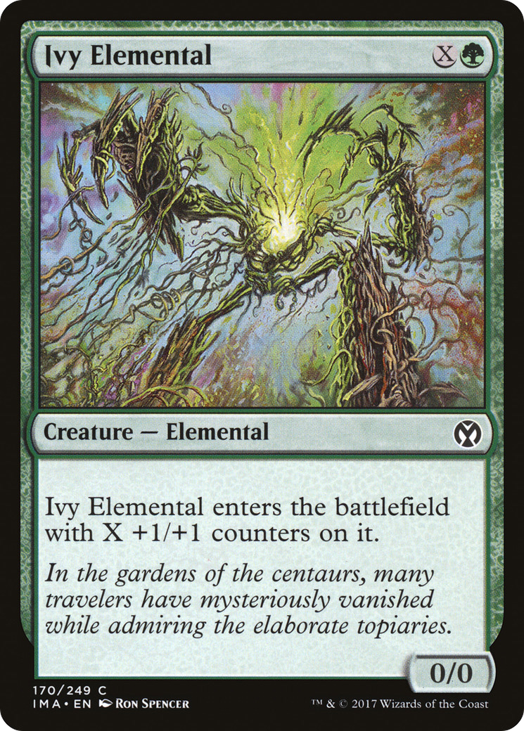 Ivy Elemental (IMA-170) [Iconic Masters] Foil MTG Single Wizards of the Coast