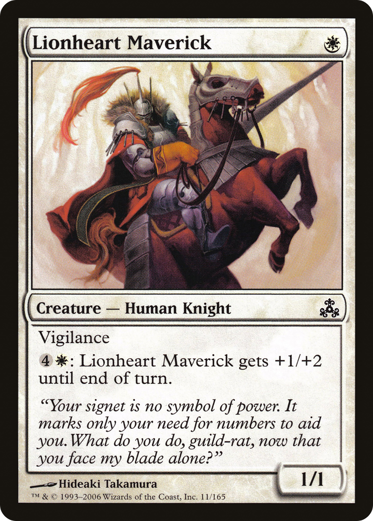 Lionheart Maverick (GPT-011) [Guildpact] Foil MTG Single Wizards of the Coast