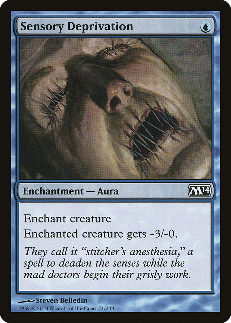 Sensory Deprivation (M14-071) [Magic 2014] MTG Single Wizards of the Coast