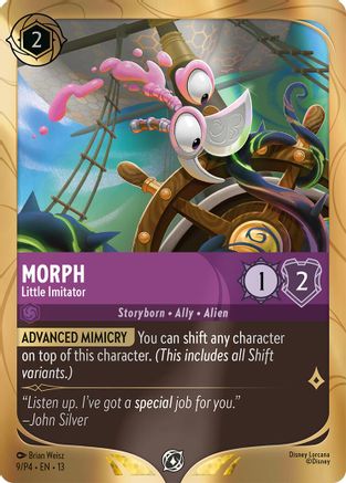 Morph - Little Imitator (9) [Disney Lorcana Promo Cards] Holofoil Lorcana Single Disney