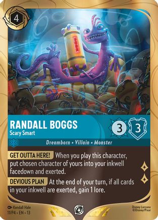 Randall Boggs - Scary Smart (11) [Disney Lorcana Promo Cards] Holofoil Lorcana Single Disney