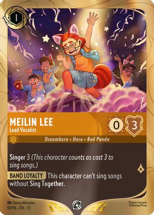 Meilin Lee - Lead Vocalist (10) [Disney Lorcana Promo Cards] Holofoil Lorcana Single Disney