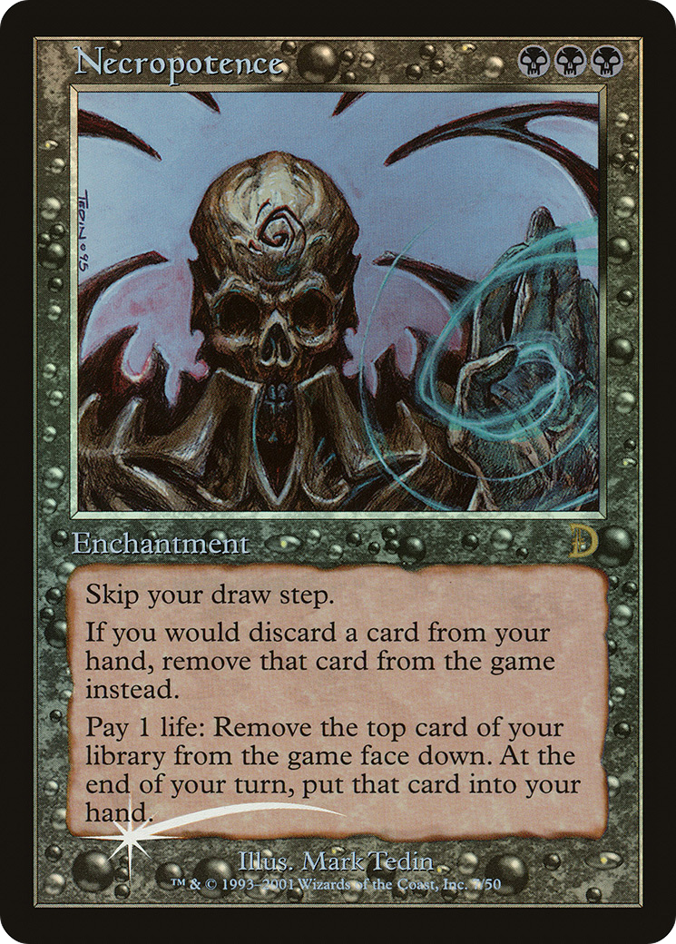Necropotence (DKM-007) [Misc] Deckmasters Foil MTG Single Wizards of the Coast