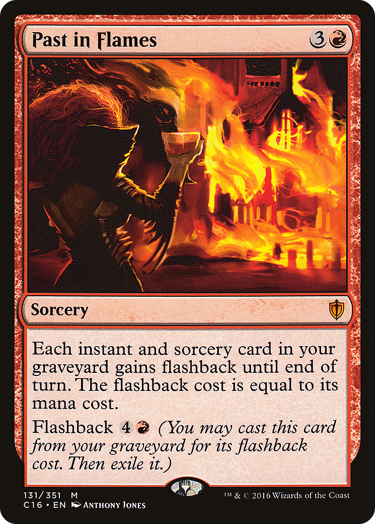 Past in Flames (C16-131) [Commander 2016] MTG Single Wizards of the Coast