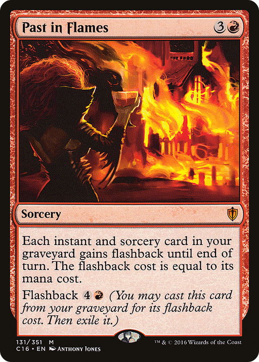 Past in Flames (C16-131) [Commander 2016] MTG Single Wizards of the Coast