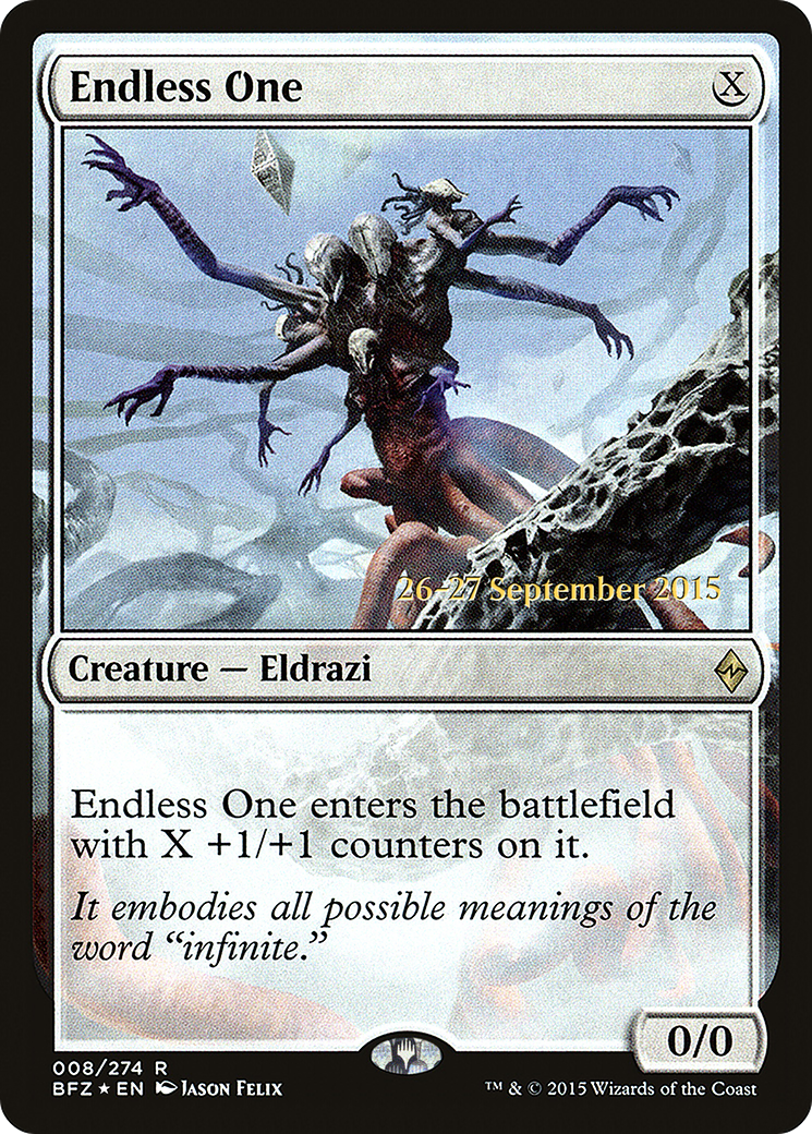Endless One (PRE-008) [Battle for Zendikar Promos] Foil MTG Single Wizards of the Coast
