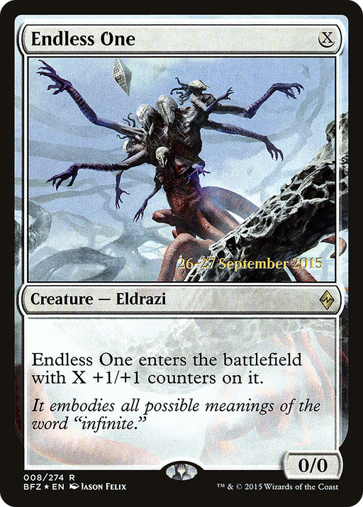 Endless One (PRE-008) [Battle for Zendikar Promos] Foil MTG Single Wizards of the Coast