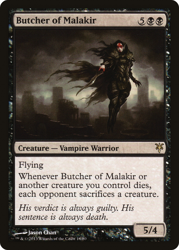 Butcher of Malakir (DDK-018) [Misc] Duel Decks: Sorin vs. Tibalt MTG Single Wizards of the Coast