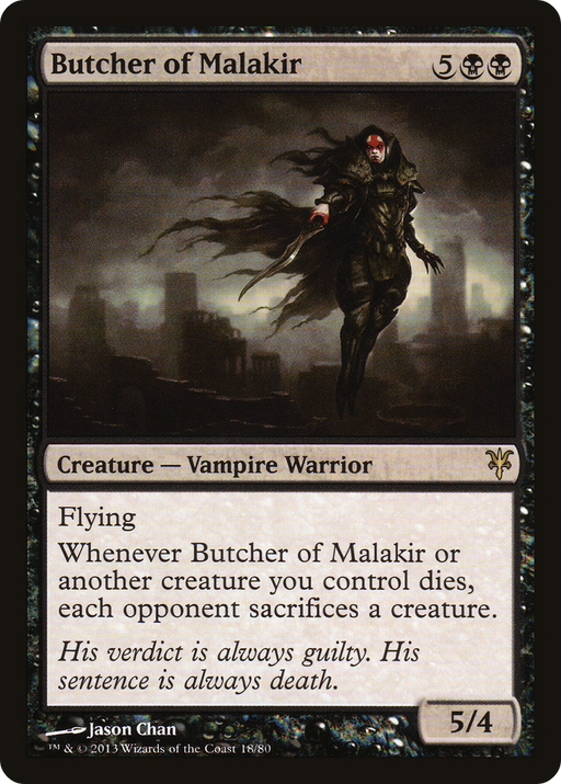Butcher of Malakir (DDK-018) [Misc] Duel Decks: Sorin vs. Tibalt MTG Single Wizards of the Coast
