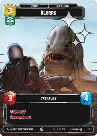 Blurrg (Foil) (32) [Ashes of the Empire Weekly Play Promos] Foil Star Wars: Unlimited Single Disney