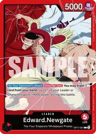 Edward.Newgate (001) (OP17-001)  [The World's Strongest Warriors]