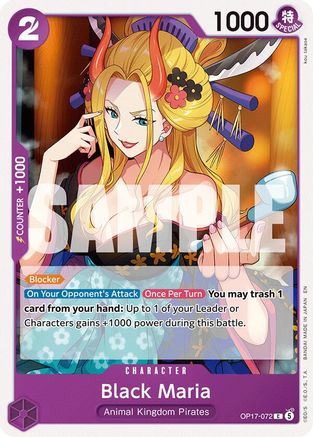 Black Maria (OP17-072)  [The World's Strongest Warriors]