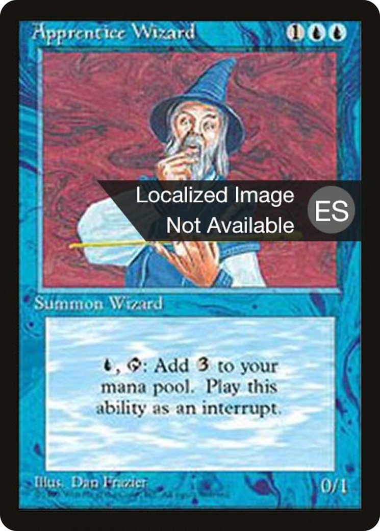 Apprentice Wizard (4BB-061) [Fourth Edition Foreign Black Border] MTG Single Wizards of the Coast