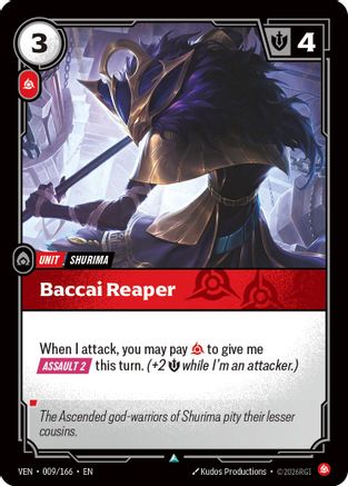 Baccai Reaper (009/166) [Vendetta] Riftbound Singles Riot Games