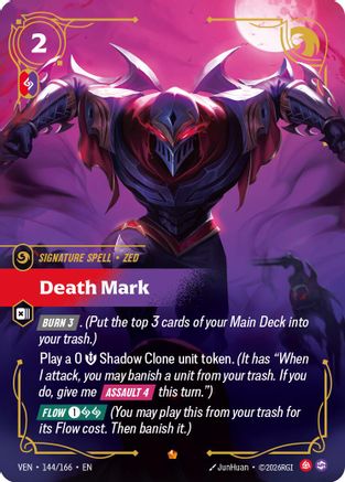 Death Mark (144/166) [Vendetta] Foil Riftbound Singles Riot Games