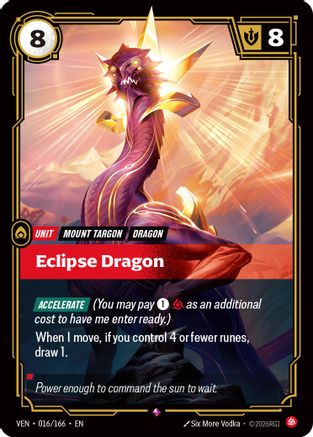 Eclipse Dragon (016/166) [Vendetta] Foil Riftbound Singles Riot Games