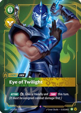 Shen - Eye of Twilight (147/166) [Vendetta] Foil Riftbound Singles Riot Games