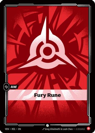 Fury Rune (R01) [Vendetta] Riftbound Singles Riot Games