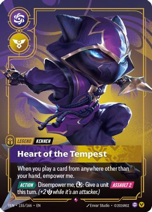 Kennen - Heart of the Tempest (155/166) [Vendetta] Foil Riftbound Singles Riot Games