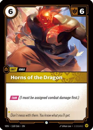 Horns of the Dragon (118/166) [Vendetta] Riftbound Singles Riot Games