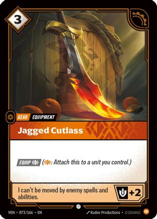 Jagged Cutlass (073/166) [Vendetta] Foil