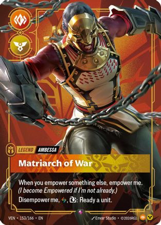 Ambessa - Matriarch of War (153/166) [Vendetta] Foil Riftbound Singles Riot Games