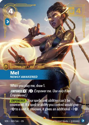 Mel, Newly Awakened (069/166) [Vendetta] Foil Riftbound Singles Riot Games