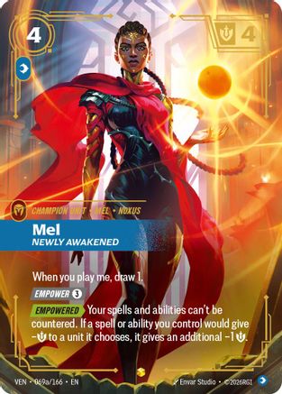 Mel, Newly Awakened (Alternate Art) (069a/166) [Vendetta] Foil Riftbound Singles Riot Games